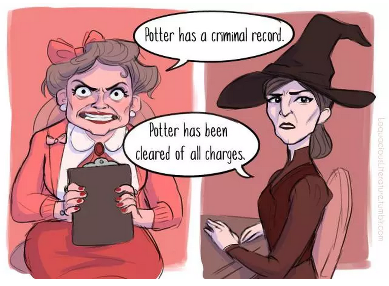 【hp图库】国外哈迷用漫画呈现麦格与乌姆里奇"互怼"情节!