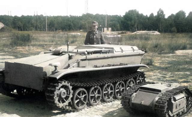 德国二战的创新发明之一无人遥控坦克鼻祖歌利亚坦克