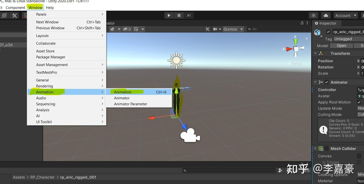 【从零学习Unity】手把手制作3D人物动画 - 知乎