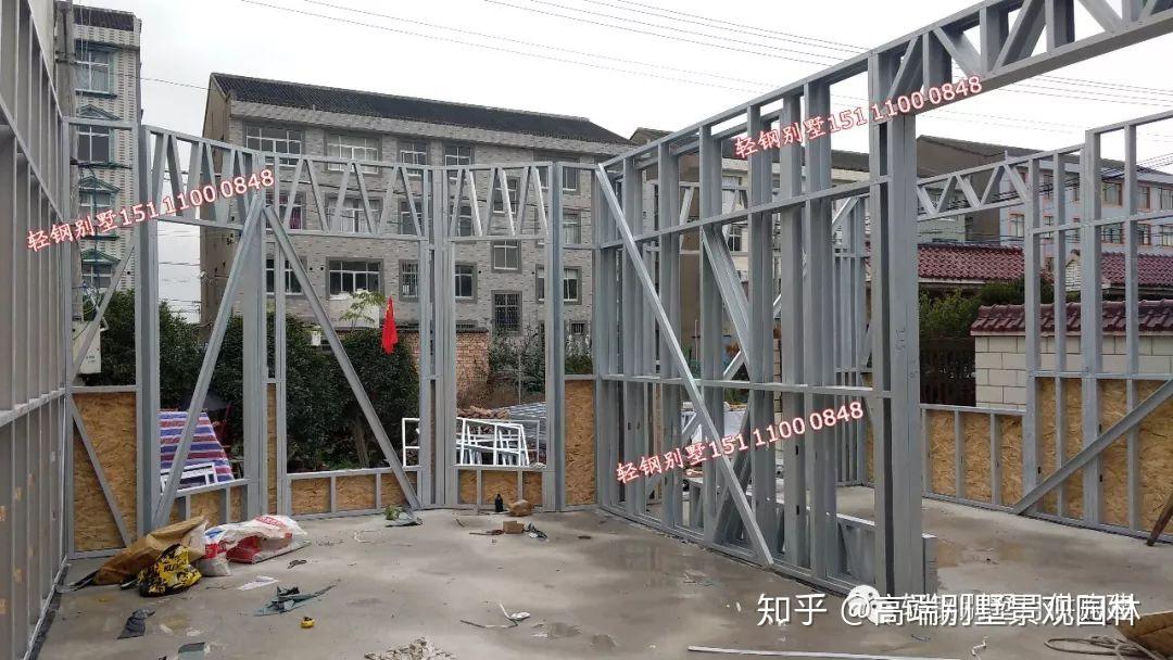 130张图81步,从头到尾告诉你:轻钢别墅是如何建造的!轻钢住宅施工全流程。 - 知乎