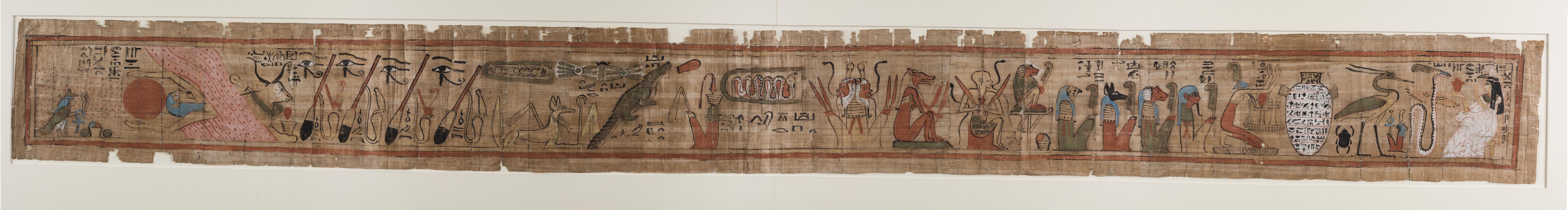 都灵埃及博物馆-藏品(4)：纸莎草画《死者之书》【高清大图欣赏】 - 知乎