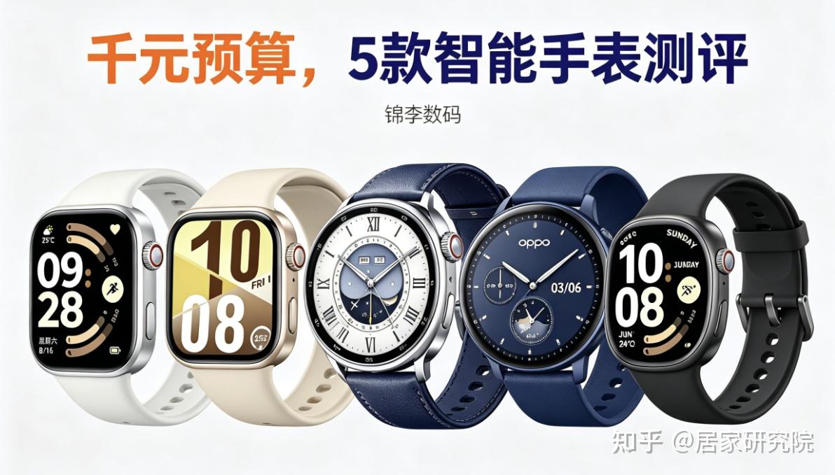 618抄作业!2026年千元智能手表横评:Redmi、华为、小米、OPPO谁才是618真香机?
