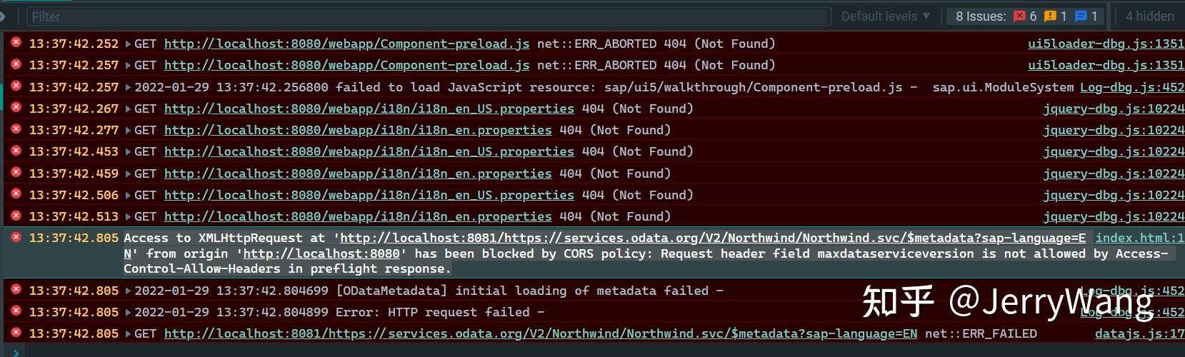 使用 SAP UI5 消费 OData 服务的一些常见错误和解决方案 知乎