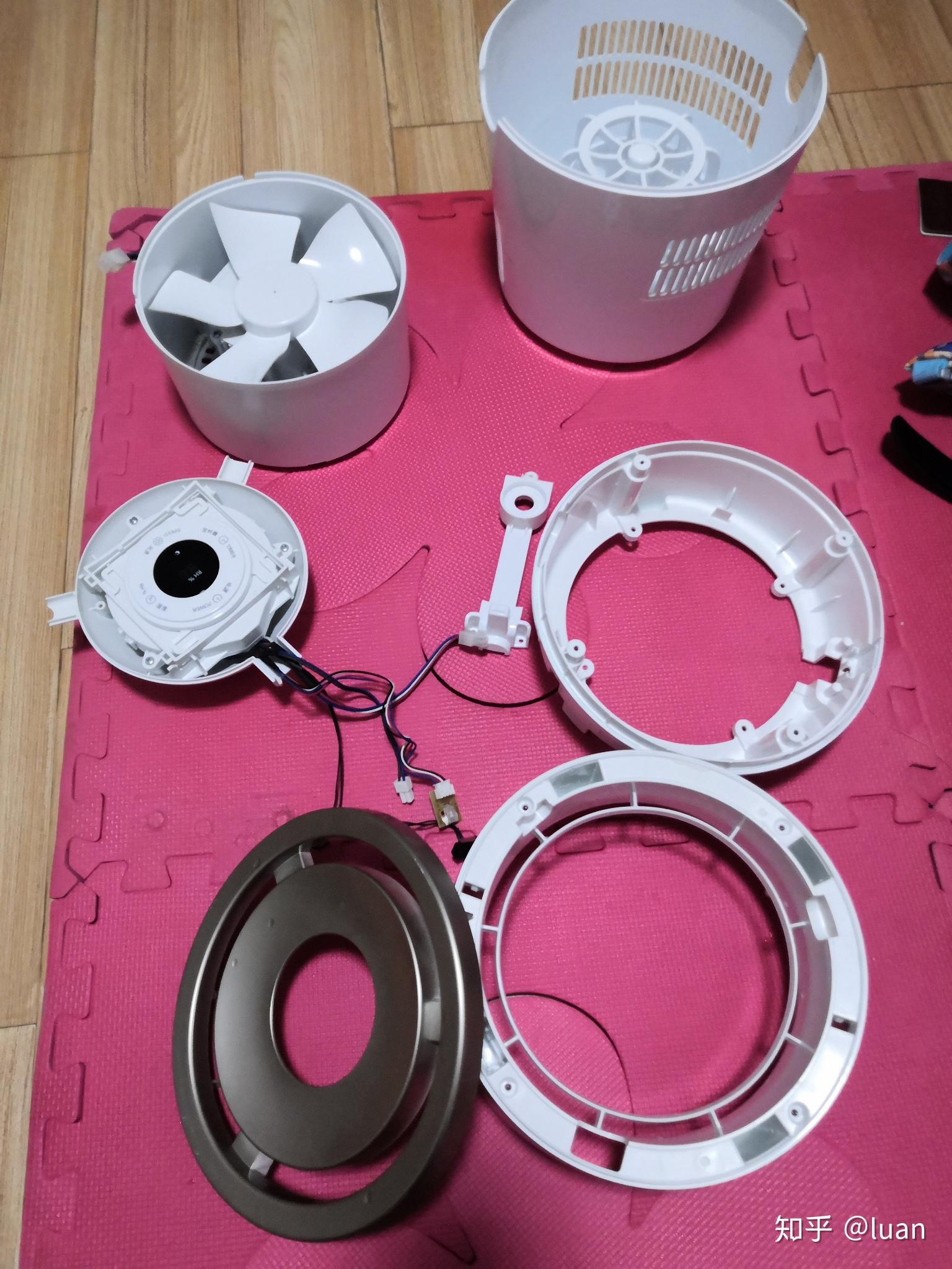 飞利浦加湿器hu4801内部风扇如何拆解