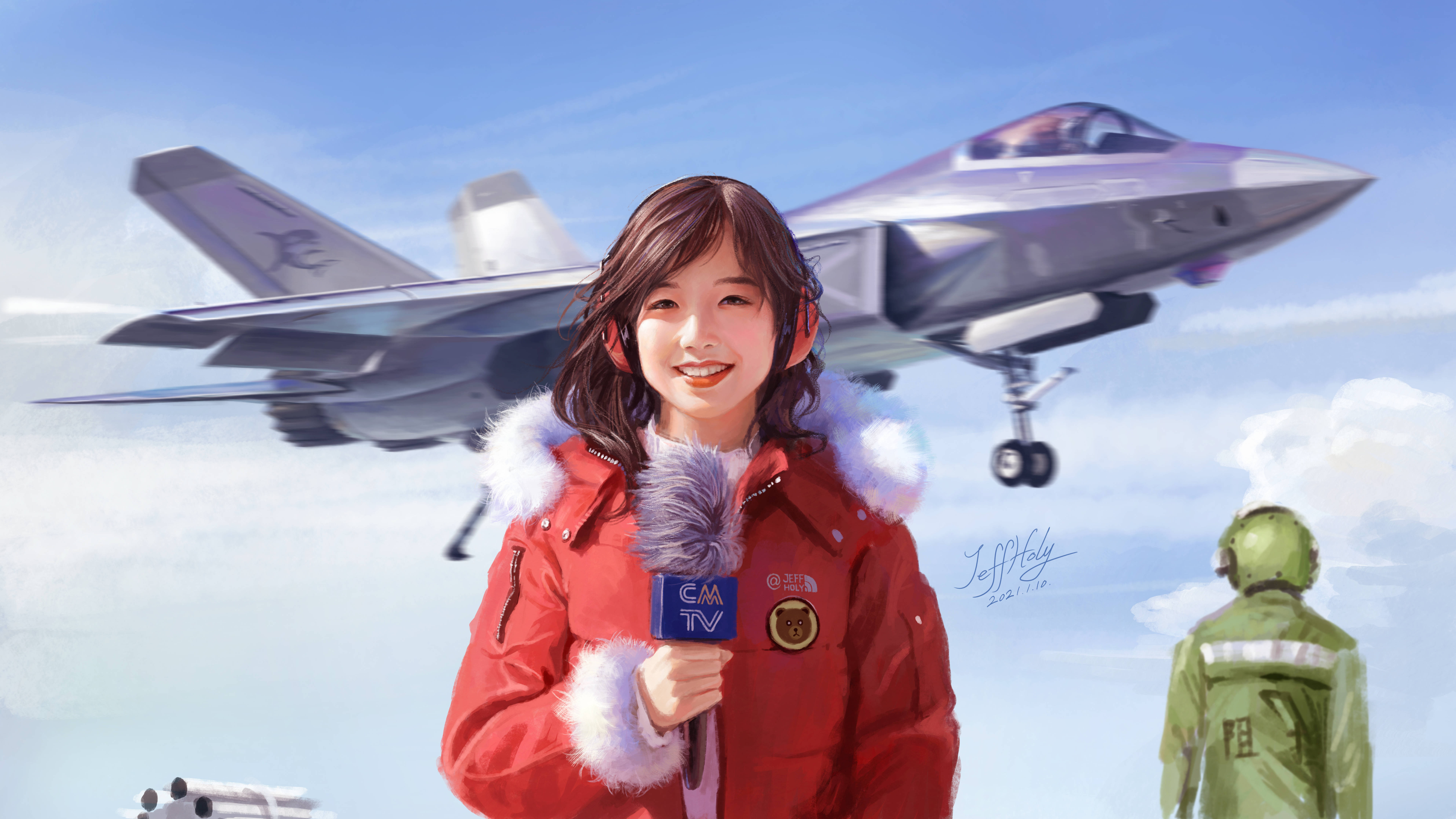 有没有帅气的二次元军事壁纸