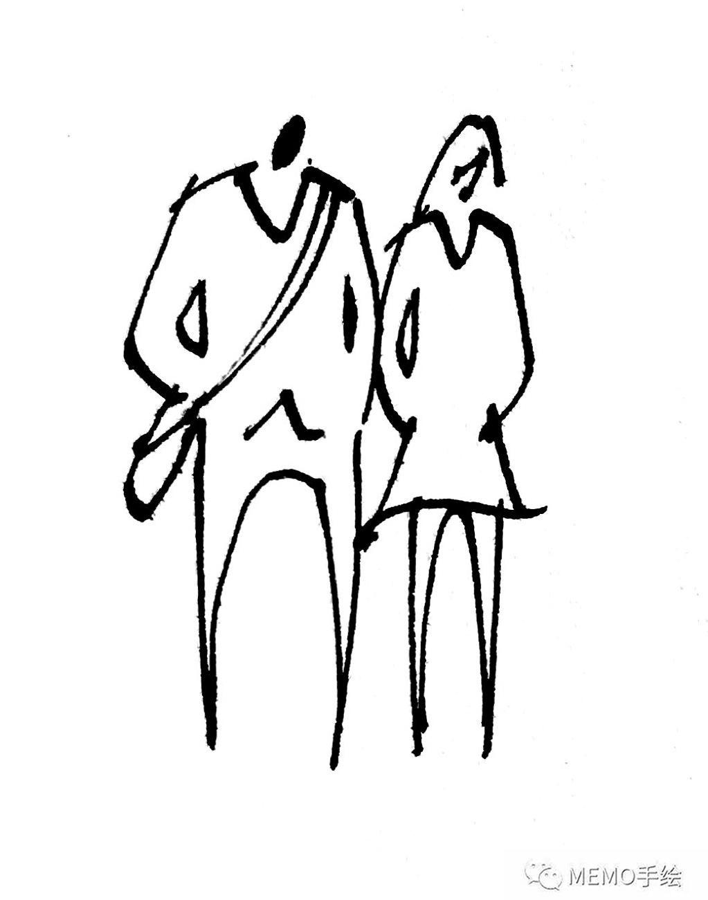 手绘教程手绘配景画法植物汽车人物