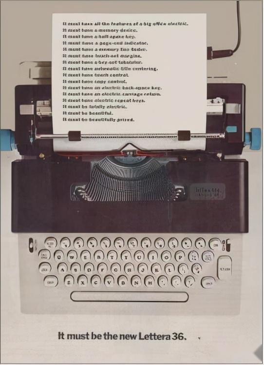 It 1 typewriter 