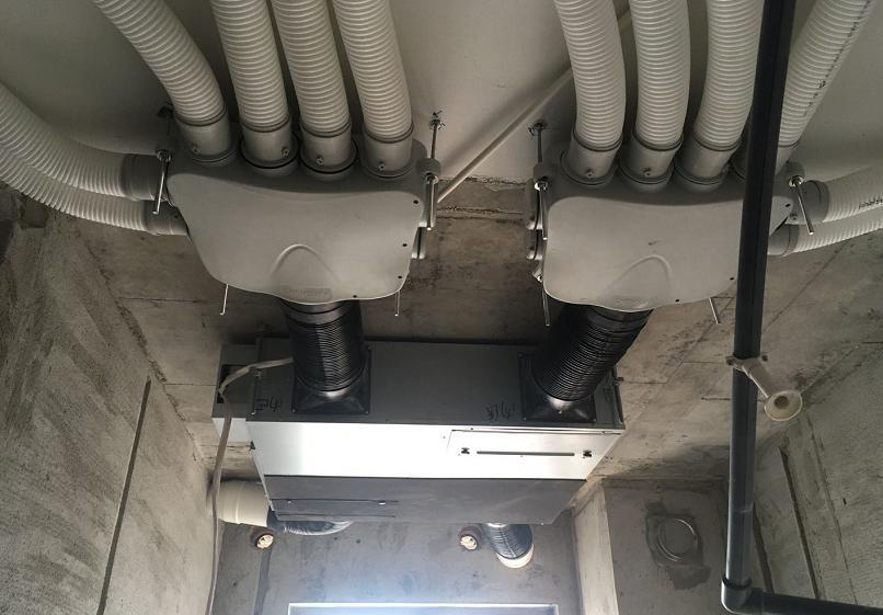 新风系统材料展示分风箱