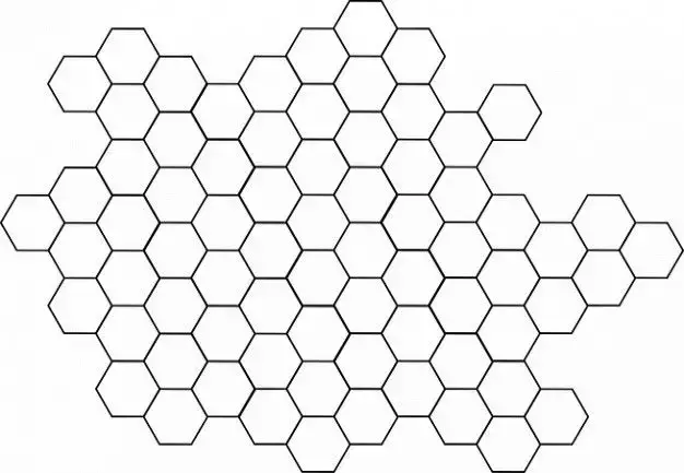 6,六边形铺贴网点形铺贴大家应该能看的出来,也是用a,b两块砖,由b旋转