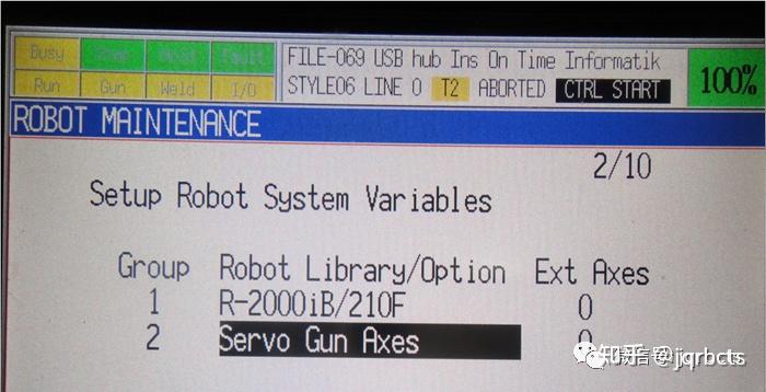 Fanuc Maintenance Menu Fanuc伺服焊枪配置 - 知乎