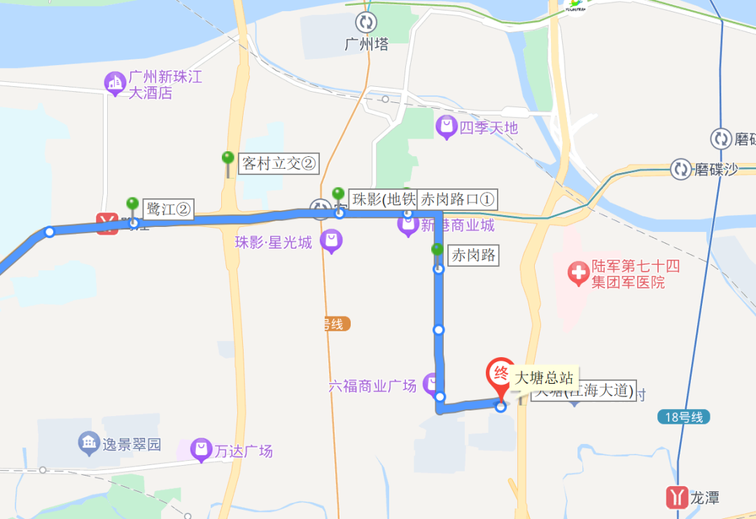 广州公交190路,是一条从天河区经越秀区至海珠区的跨区域公交线路