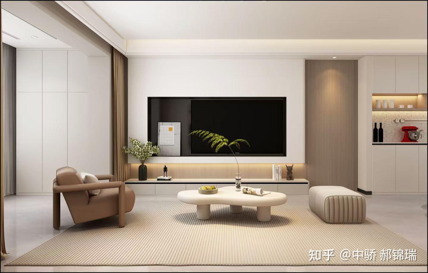 现代极简风效果图|看完想重装家里! - 知乎