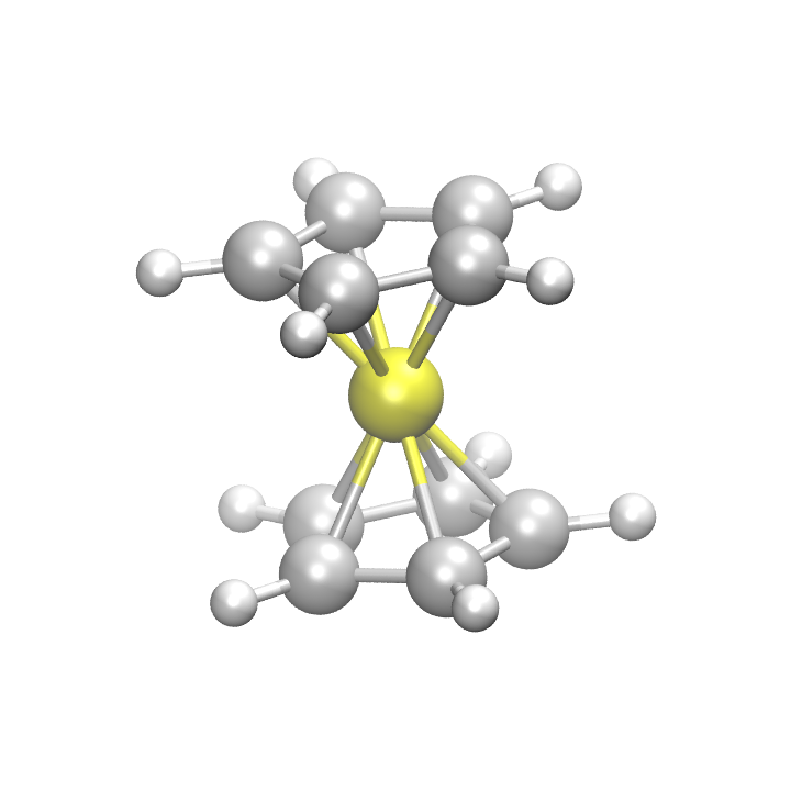 使用mcpb.py生成二茂铁中fe的力场参数