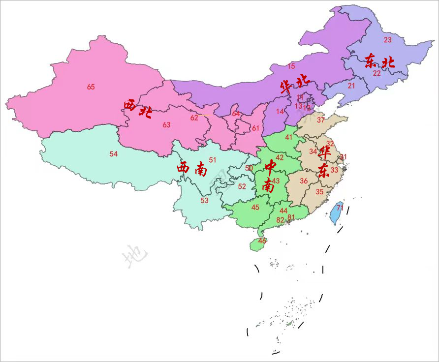 身份证号码对国家区域的划分 - 知乎