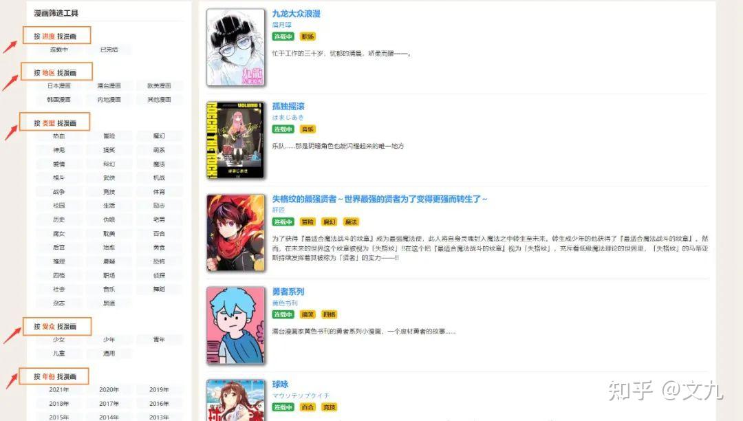 国漫、日漫、台漫、港漫、整理28个在线观看漫画网站 - 知乎