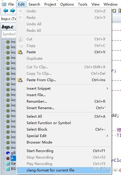  Keil IAR VSCode IDE Clang Format 