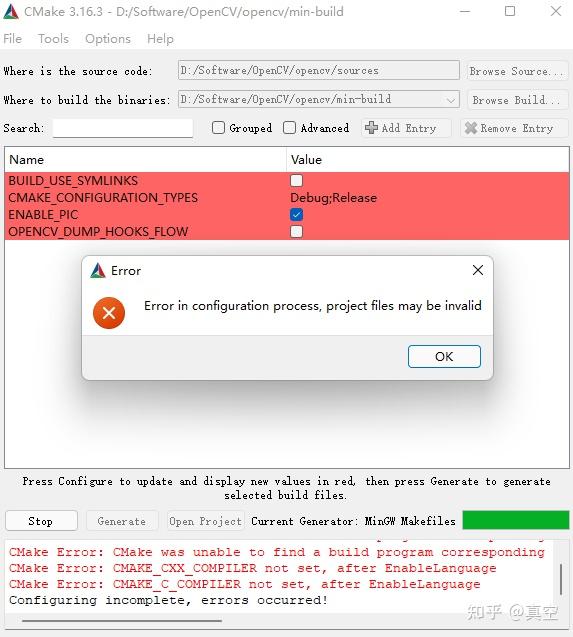 Clion mingw opencv 