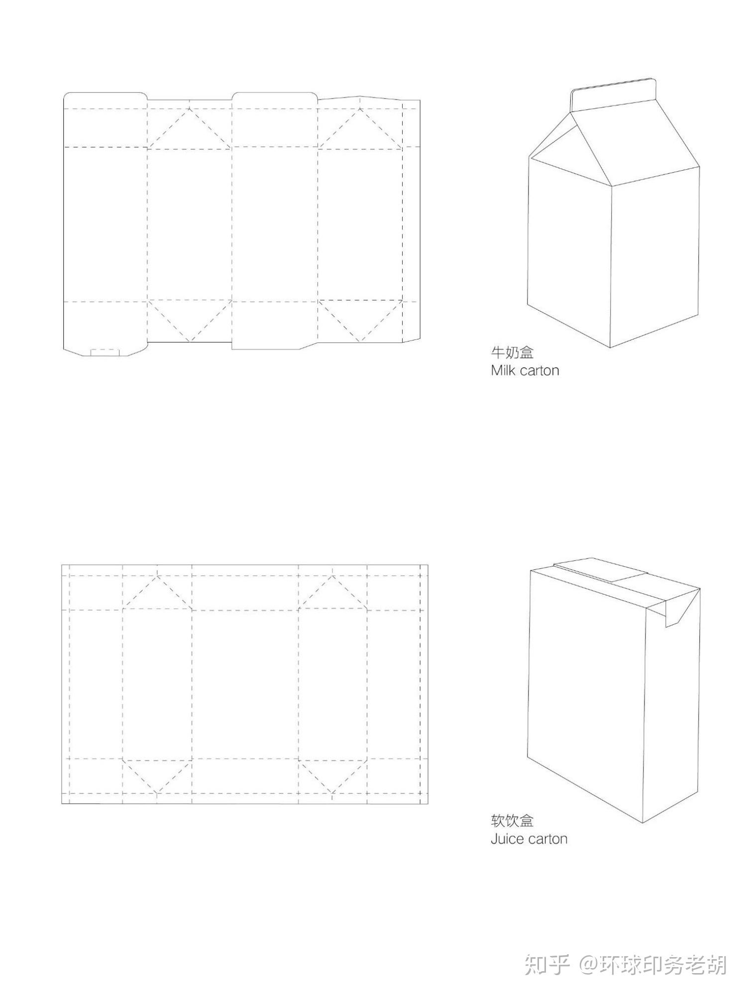 简单折纸大全图解 牛奶盒折纸步骤图解（恐龙骨架折纸教程） - 有点网 - 好手艺