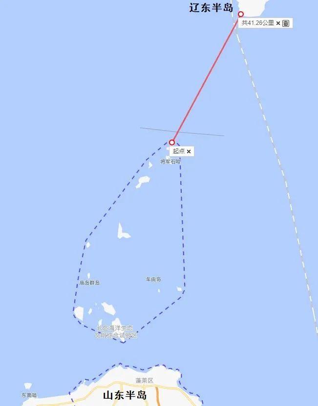 長島縣位於山東半島與遼東半島之間的廟島群島,廟島群島又稱長山列島