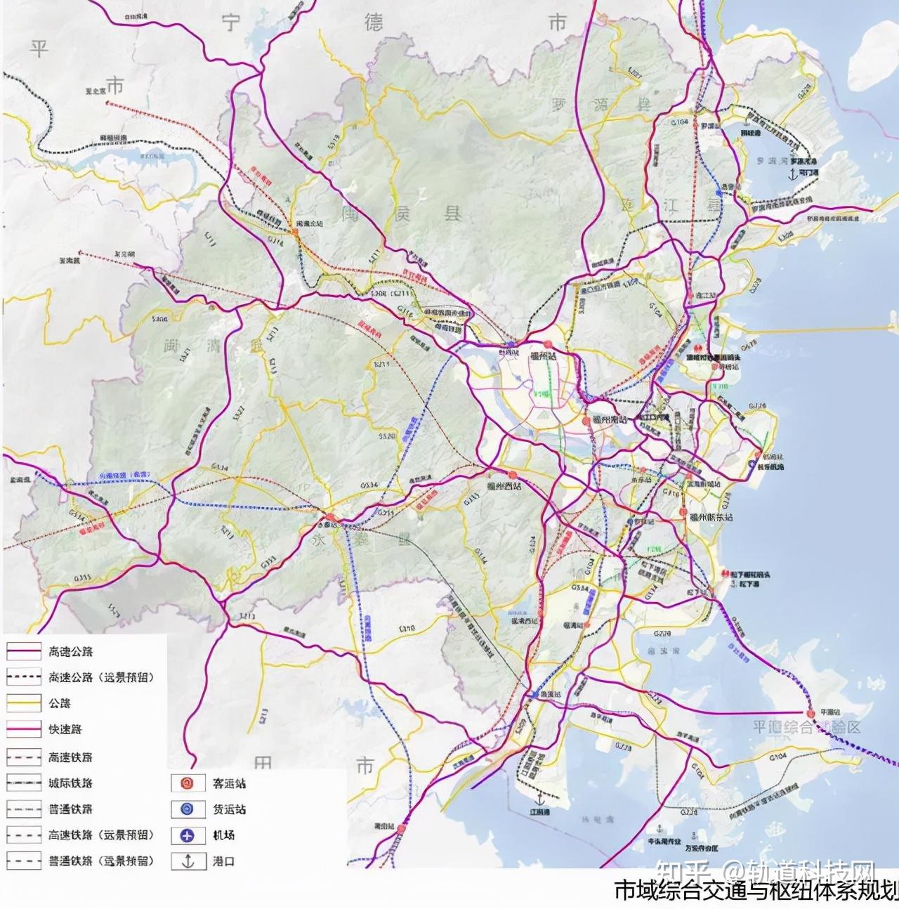福州轨道交通2035年规划3条市域线10条市区线