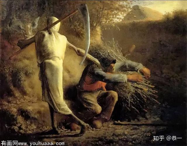 达芬奇--坐像的衣物研习米勒--嫁接树木的农夫米勒--拾穗者米勒米勒