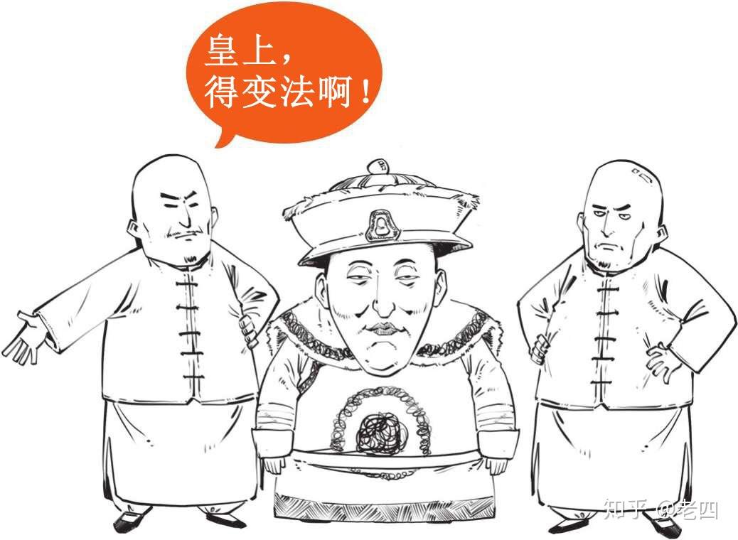 戊戌变法漫画图片图片