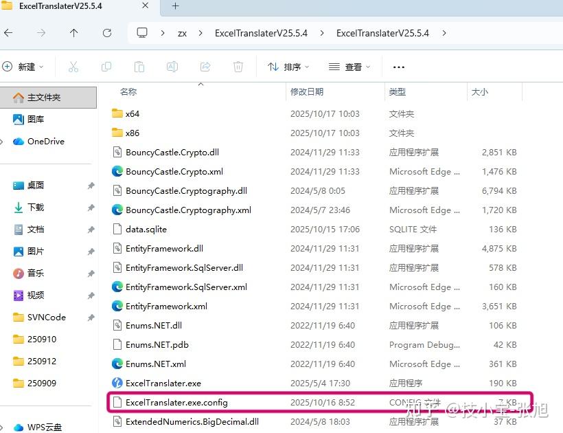 在文件夹中找到并打开 config 文件