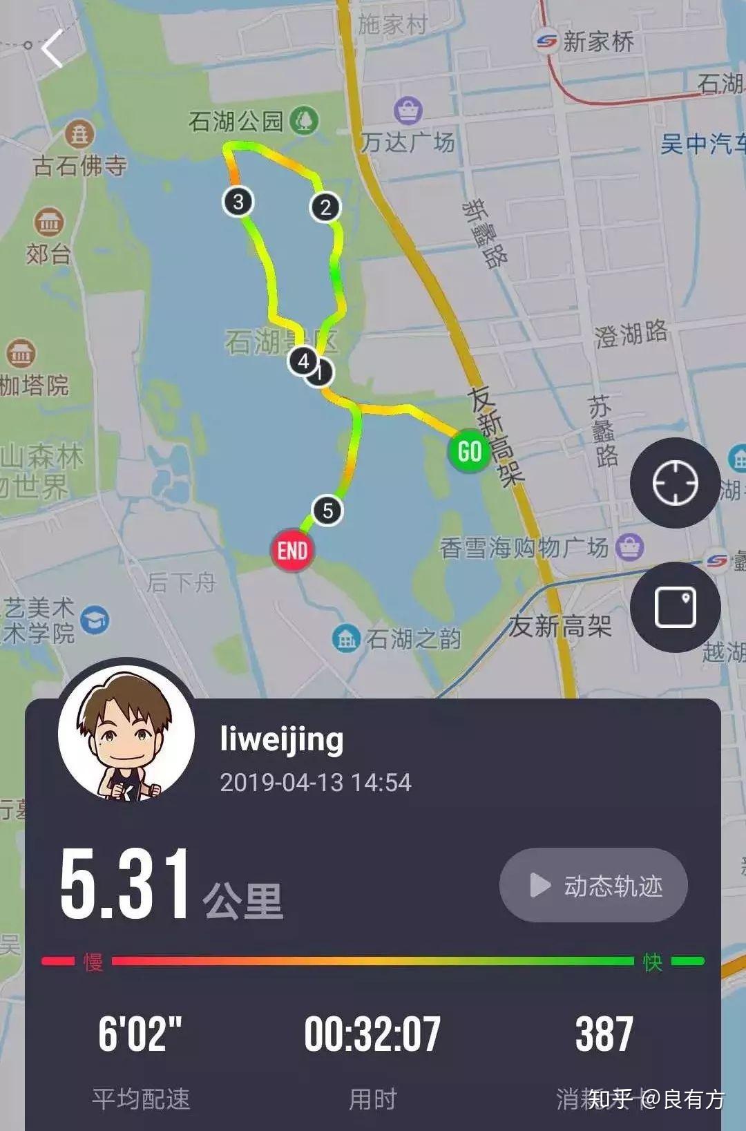 跑步路线176——江苏苏州 石湖景区