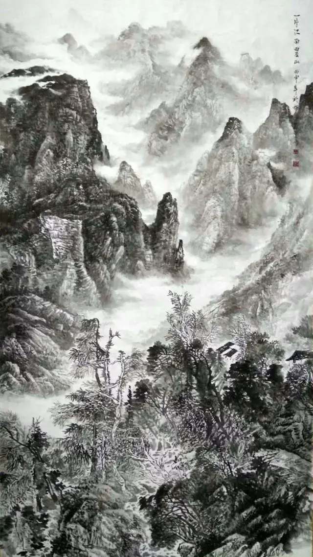 新长城传媒丨以自然为师李遥宝画作