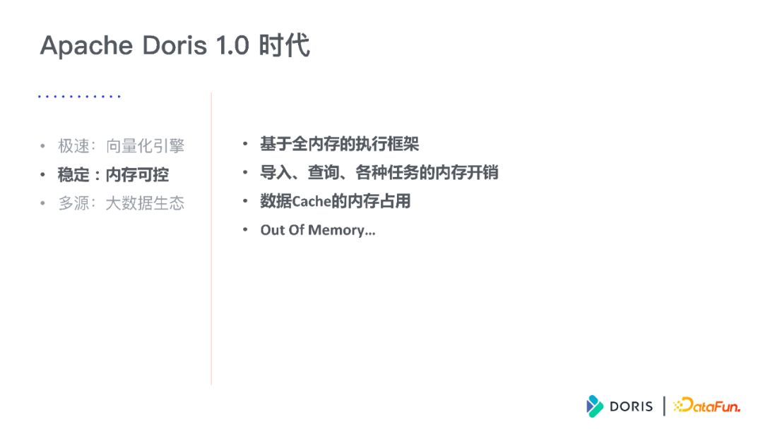 Apache Doris 极速1.0版本解析与未来规划16 Apache Doris 极速1.0版本解析与未来规划