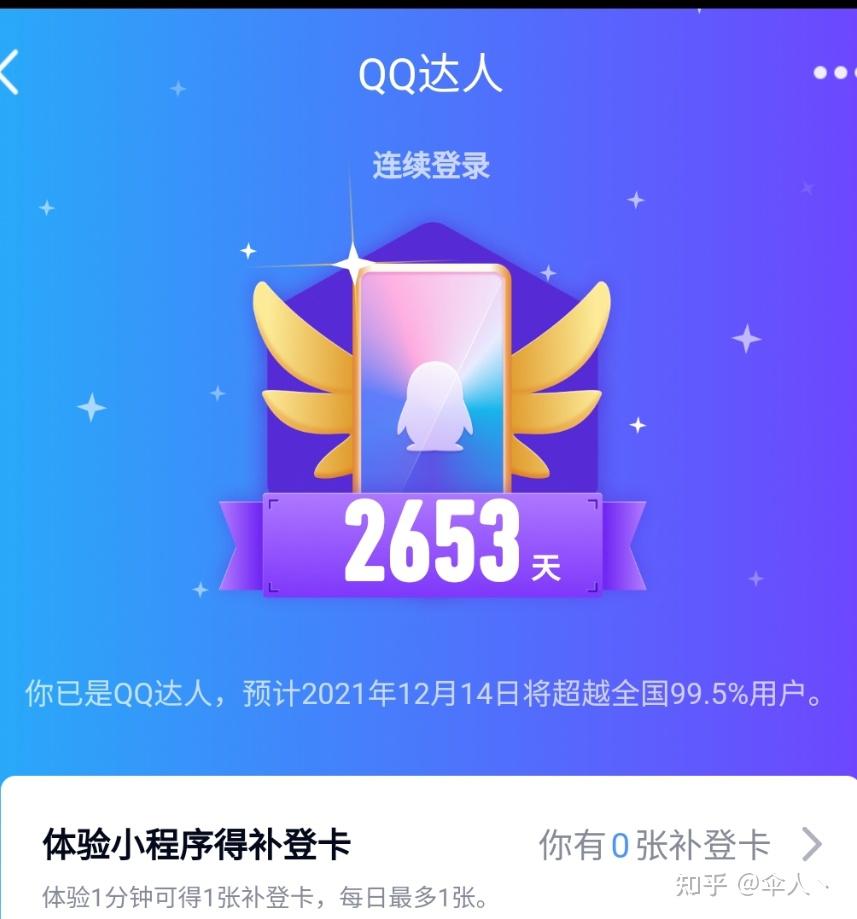 你见过的qq达人最高多少天