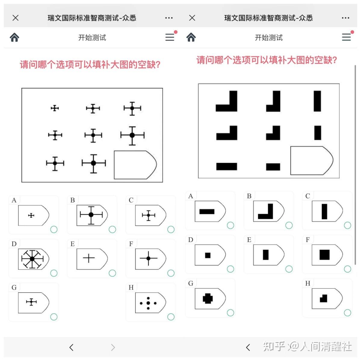 国际标准智商测试题有哪些？ - 知乎