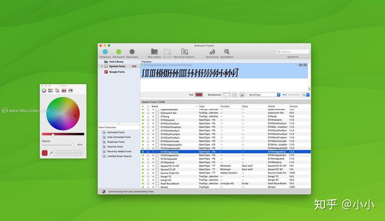 Extensis Suitcase Fusion for Mac(Mac字体管理软件) 18.2.4 知乎