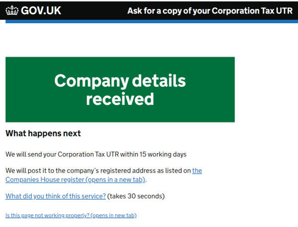 Utr Unique Taxpayer Reference Diy