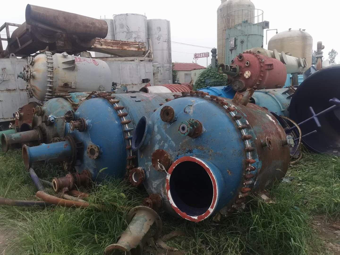 二手蒸馏釜转让搪瓷蒸馏釜转让二手不锈钢蒸馏釜转让