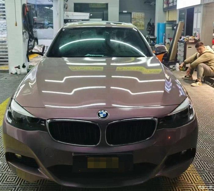 宝马gt改色魅影星空灰,本性不变