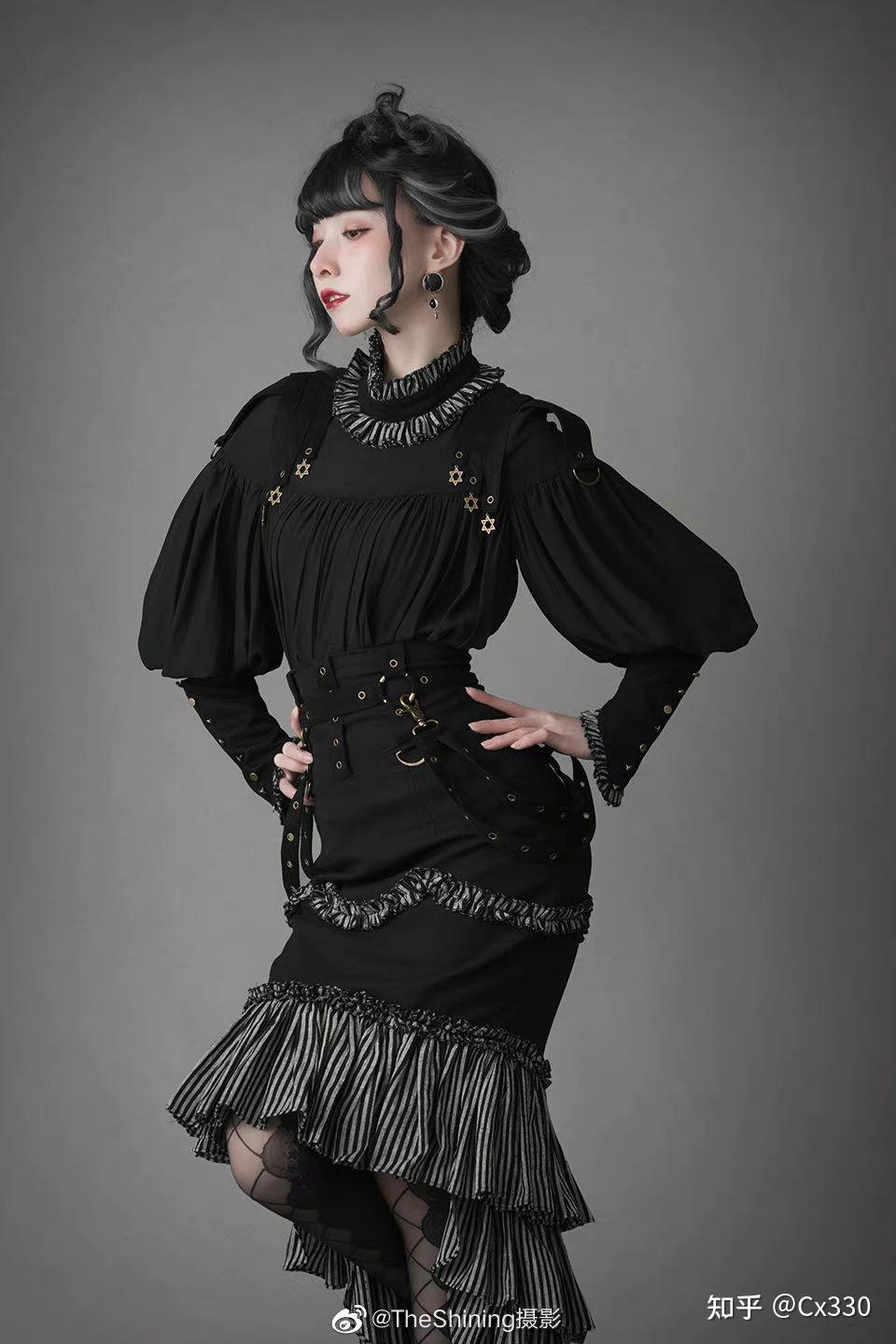 码住这条优雅的哥特lo裙