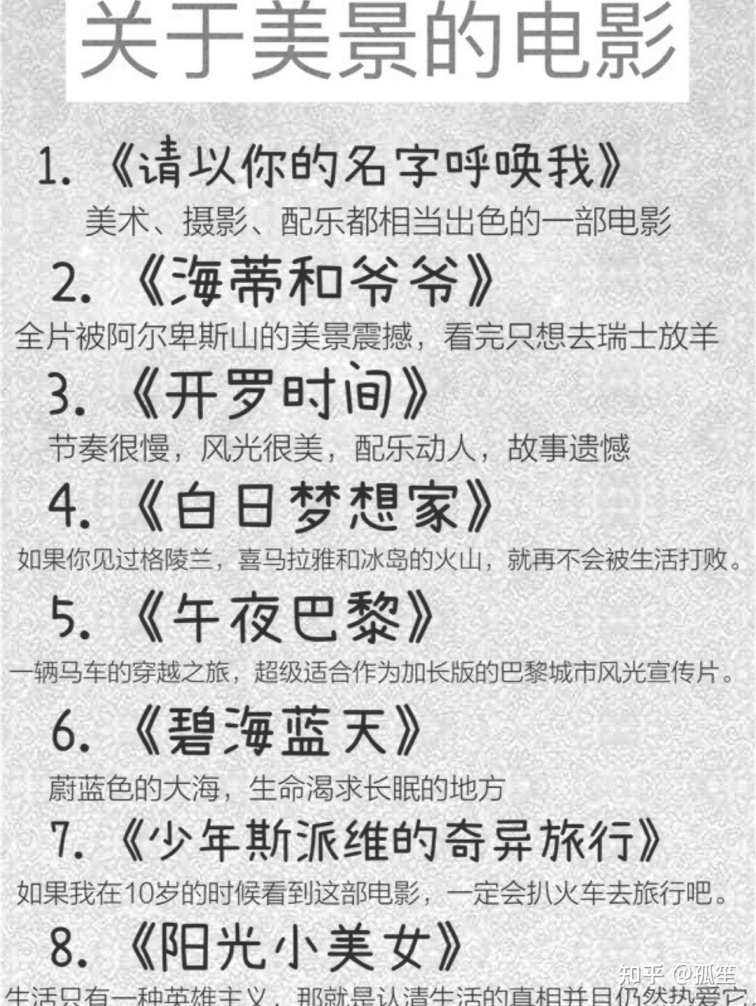 电影的推荐