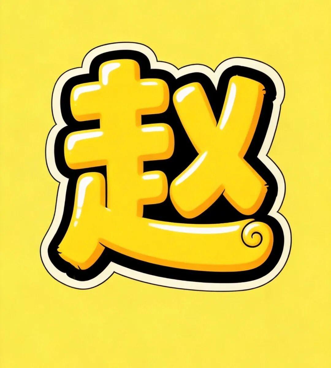 可爱卡通姓氏字体创意 - 知乎