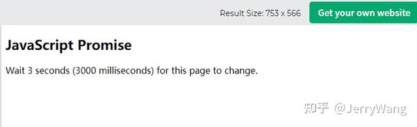 JavaScript Promise JavaScript Promise