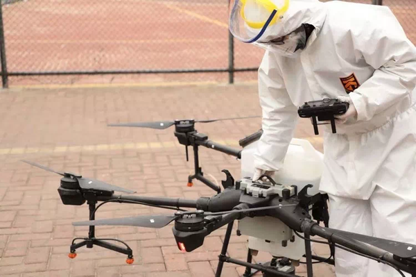 t20 专用植保无人机作业起飞.