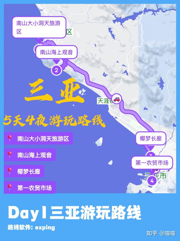 2023三亚游玩攻略！附5天4夜详细路线图 - 知乎