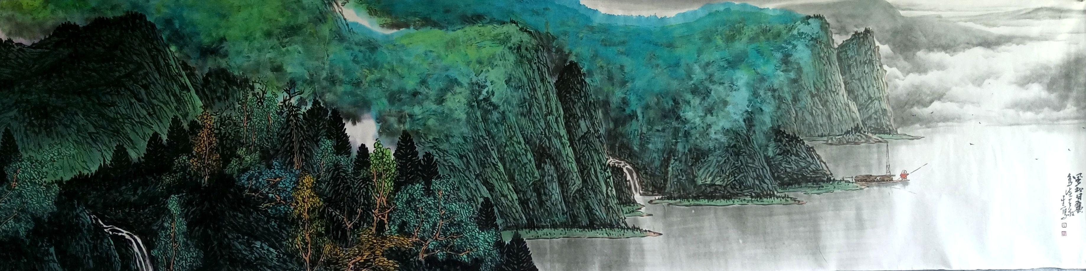 天地存大美王敬生山水画作品赏析之一