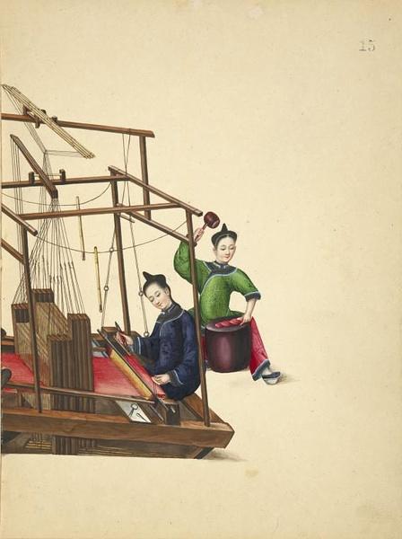 养蚕缫丝与棉布生产图附慈禧宫廷丝织业纪实御香缥缈录节选与德龄公主