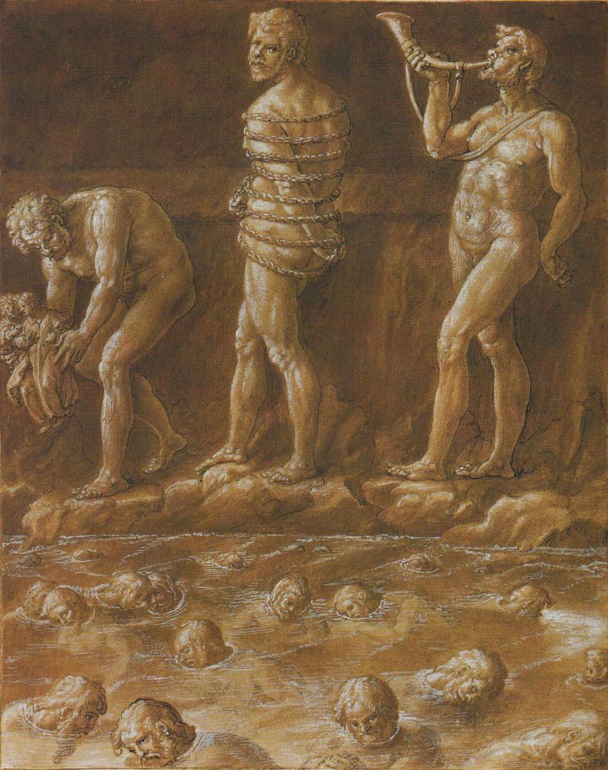 但丁神曲图文连载22三个远古巨人但丁被送到地狱最后