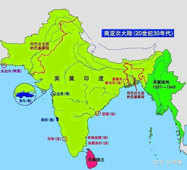 地图看世界印度最富裕的邦果阿邦