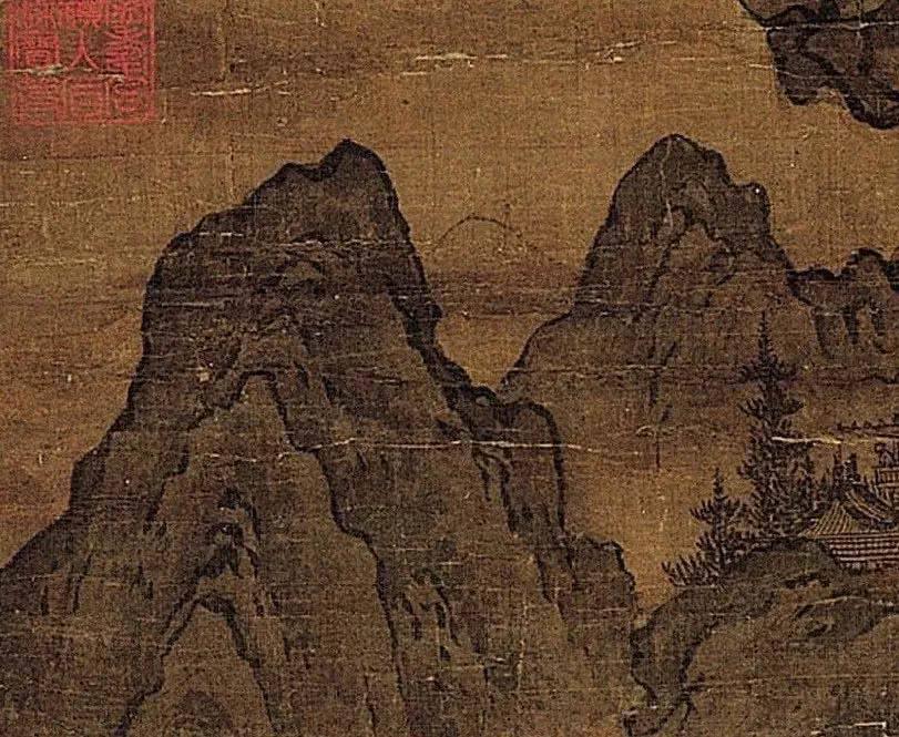 中国名画-------关仝《关山行旅图》 - 知乎