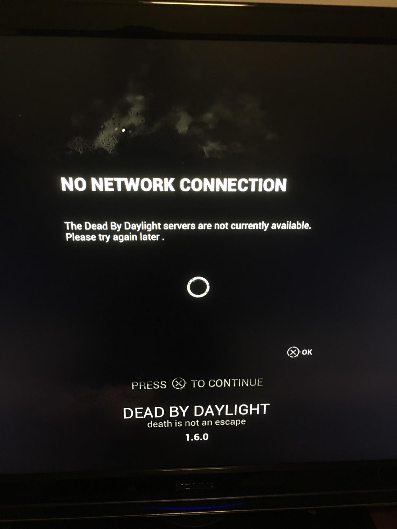 ps4的黎明杀机进不去显示无网络连接怎么办?