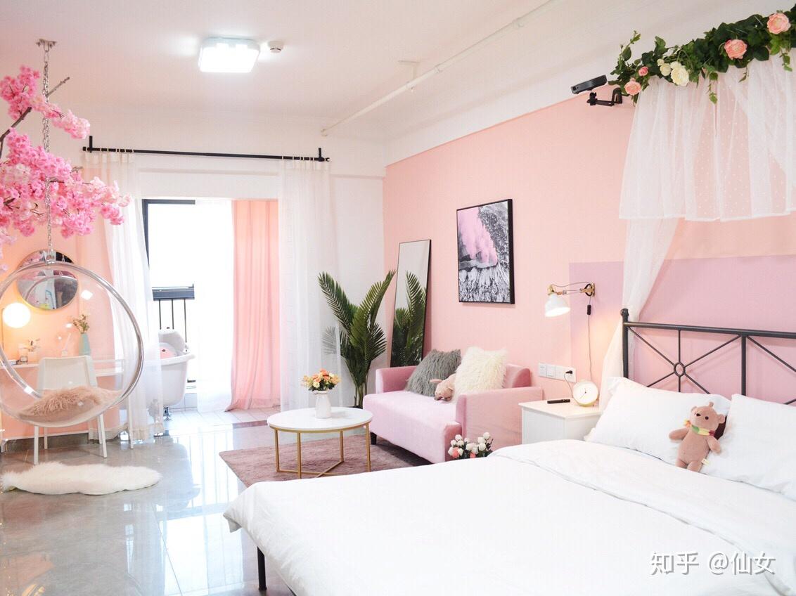 抖音里那个全部粉红色的旅馆在西安哪里呀求知