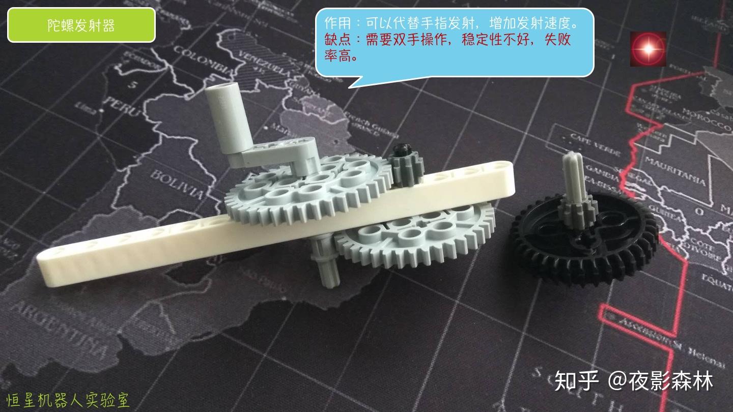 原创机器人教学案例陀螺发射器